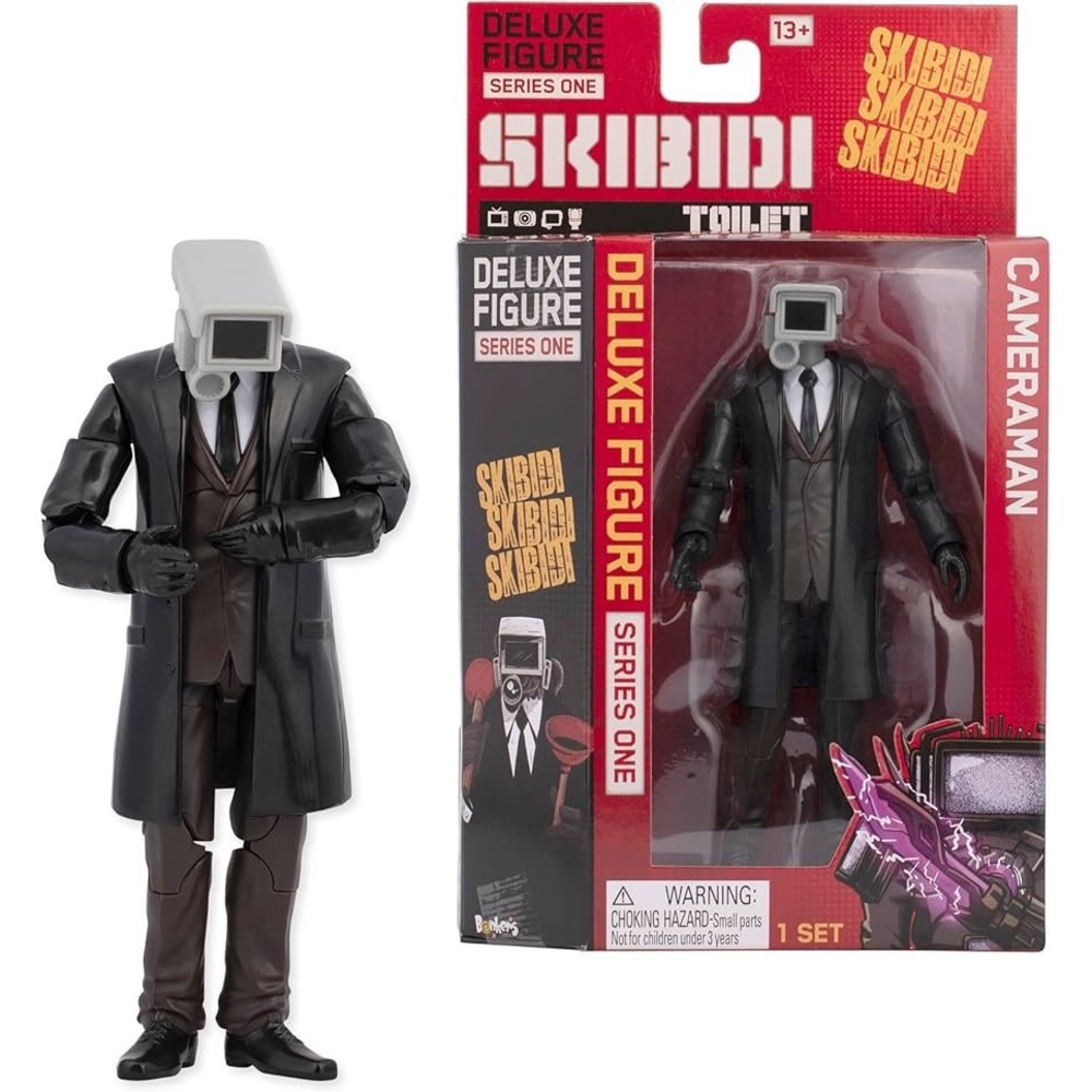NEW - Skibidi Toilet Deluxe Figure Series One Cameraman Action Figure